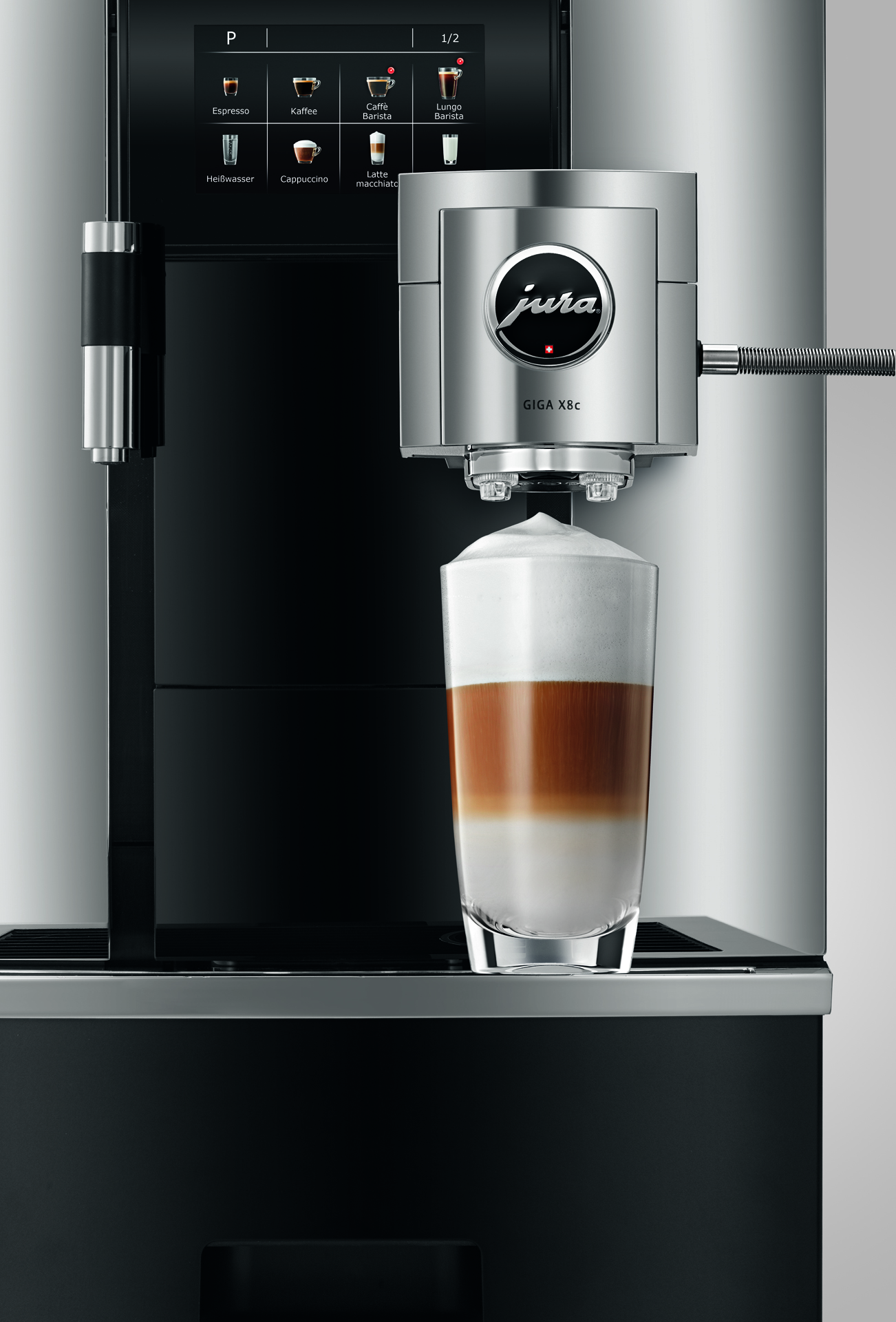 Jura GIGA X8C G2 - Aluminium Chrome - Image 8